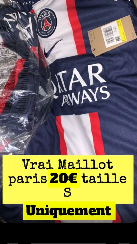 Maillot foot paris 20 Saint-Etienne (42)