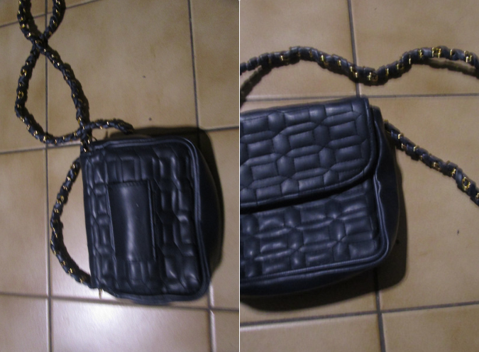 Sac � Main bleu-noir 30 Lannion (22)