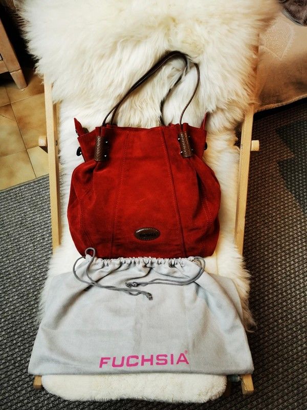 Sac � main FUCHSIA rouge 149 Sallanches (74)