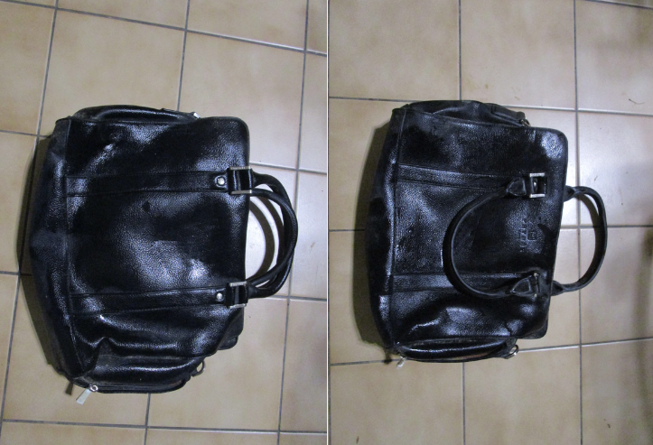 
Sac � main noir PHYNES Paris. 19 La Roche-Derrien (22)