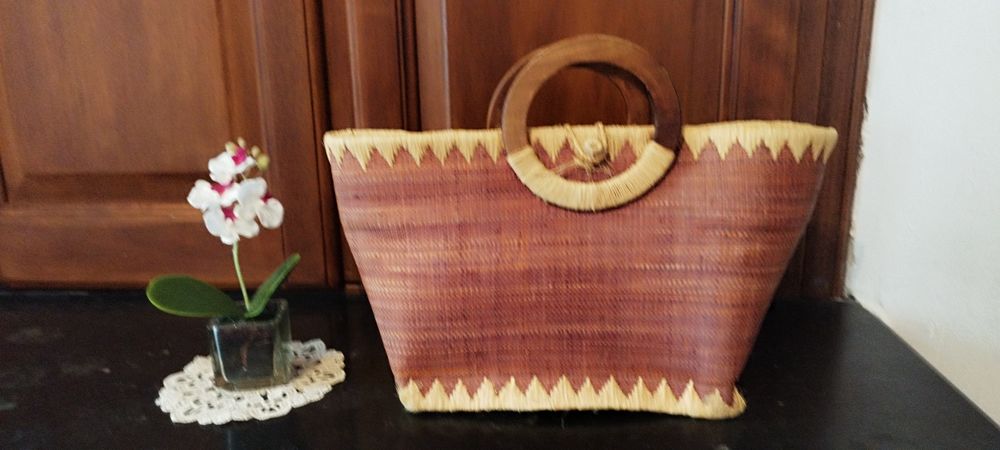 Sac � main en paille,raphia 7 �cuisses (71)