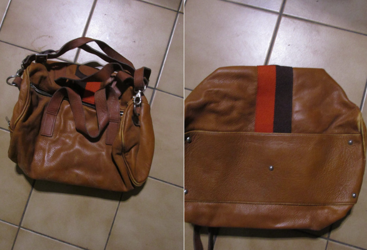 sac � main Texier marron. 30 La Roche-Derrien (22)