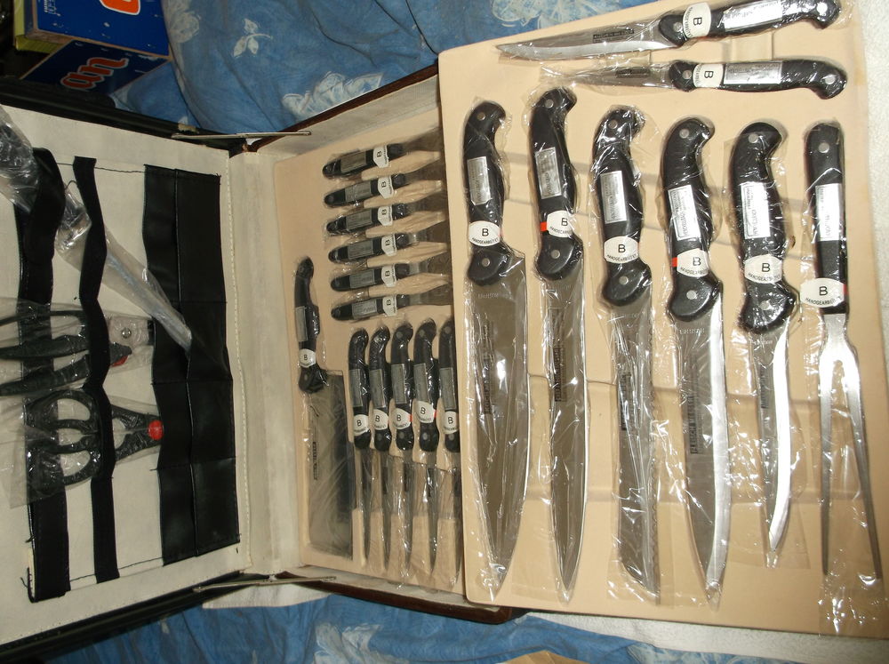 Mallette de coutellerie professionnelle 24 pi�ces en acier 50 Soullans (85)