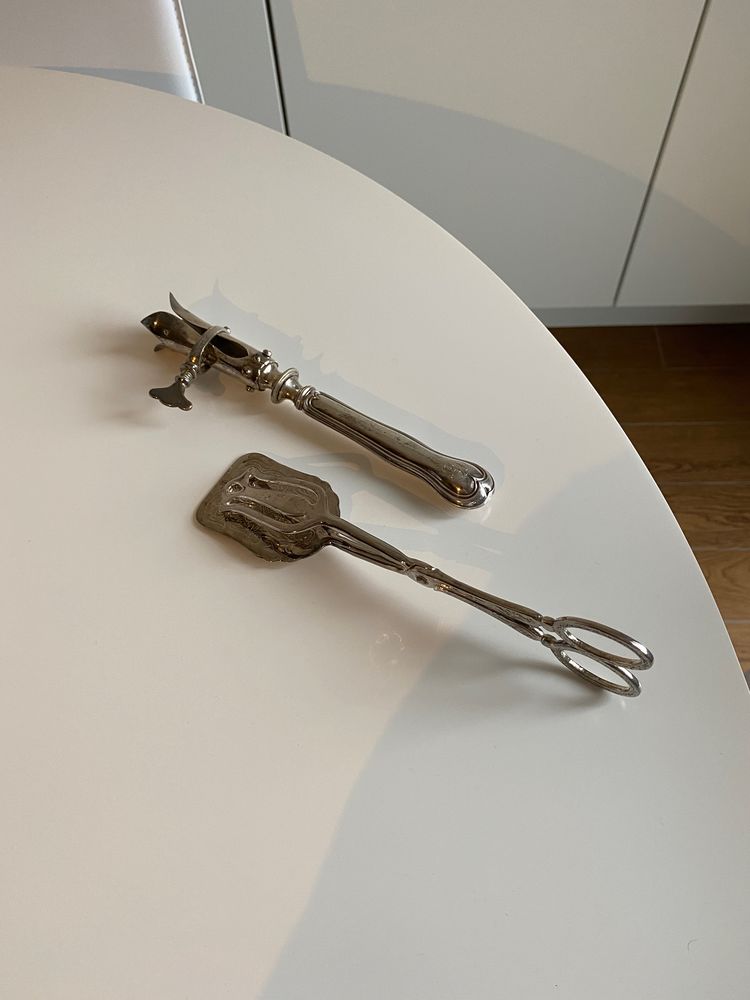 MANCHE A GIGOT - PELLE A GATEAUX -  ARGENTERIE 100 Thonon-les-Bains (74)