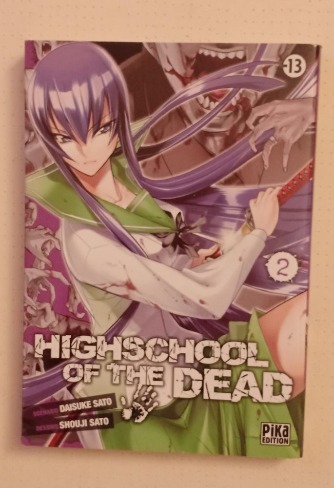 Manga Higgschool of the dead tome 2 5 Courbevoie (92)