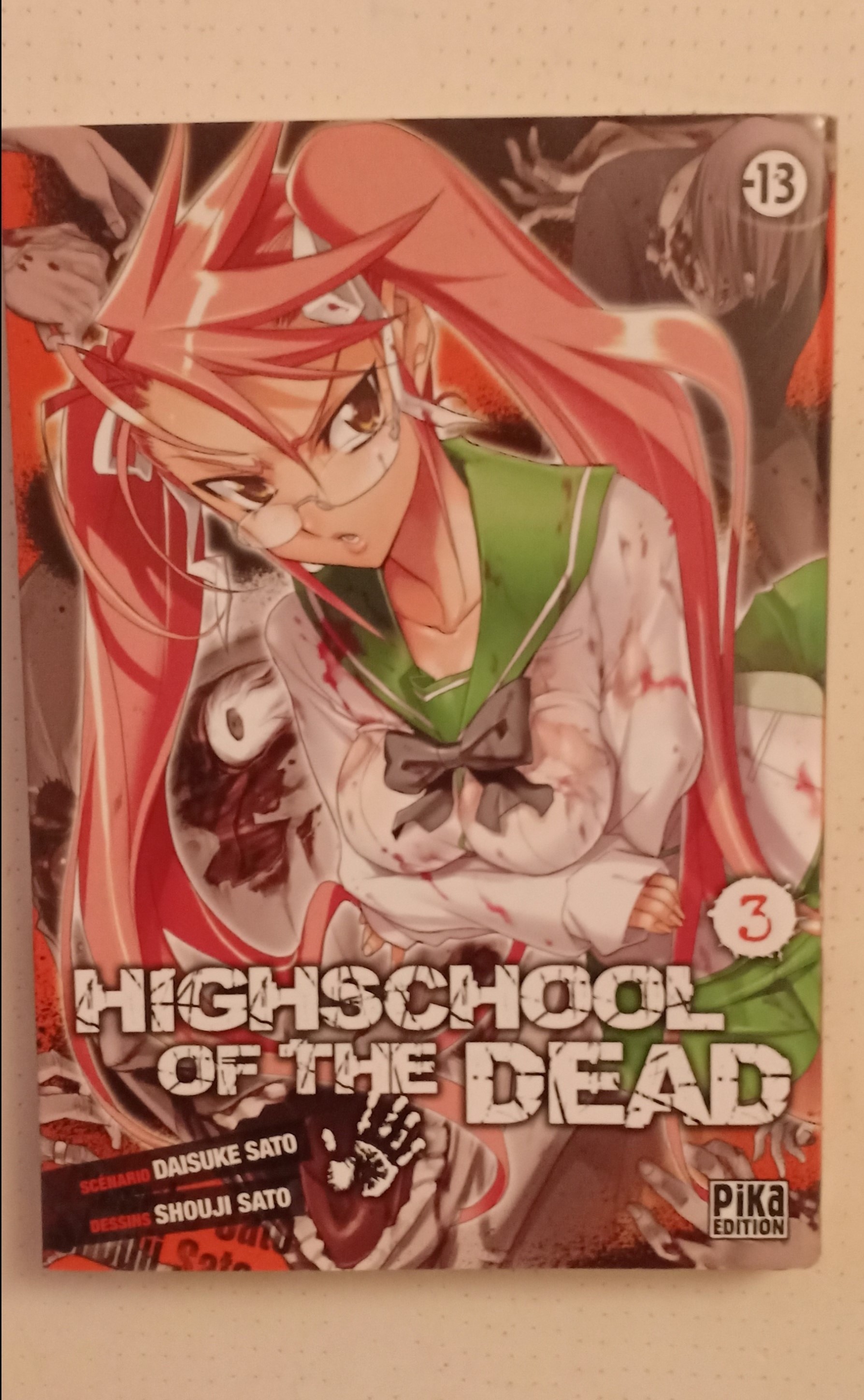 Manga Higgschool of the dead 3 5 Courbevoie (92)