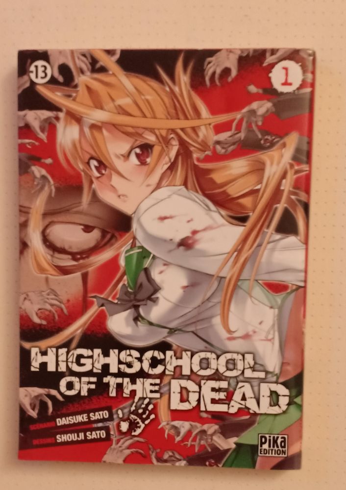 manga Higgschool of the dead tome 1 5 Courbevoie (92)