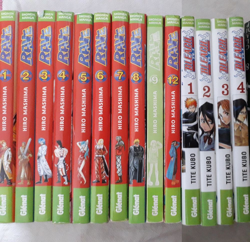 Mangas(�dition Gl�nat) Rave, Bleach 15 Gennevilliers (92)
