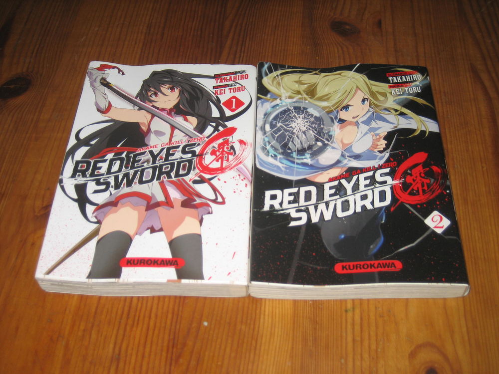 lot mangas RED EYES SWORD 1+2 KUROKAWA 6 C�zy (89)