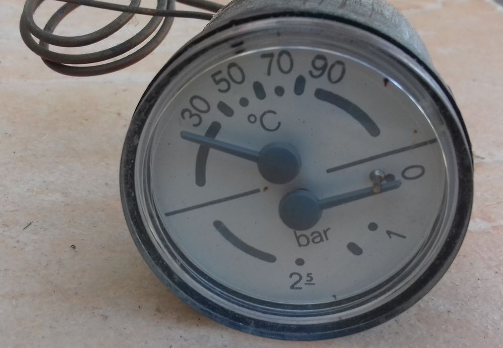 Manom�tre chaudi�re :  temp�rature/Pression 15 Poey-de-Lescar (64)