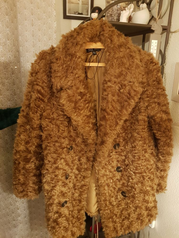 Manteau bouclette marron doubl� 50 Quint-Fonsegrives (31)