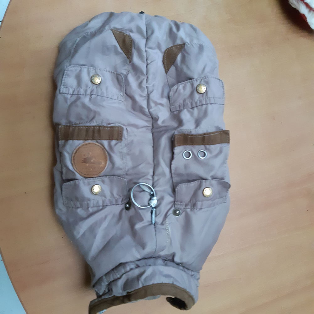 Manteau brun pour petit chien 5 Croix (59)