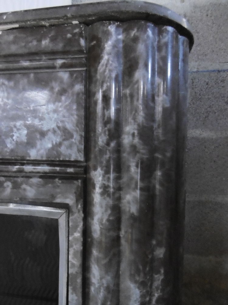 Manteau de chemin�e arts d�co 1930-50 300 Avenay (14)