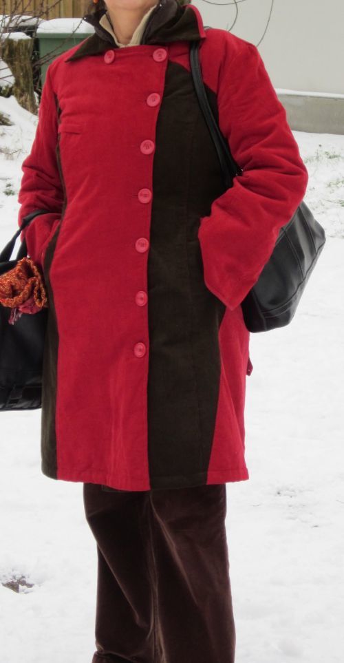 MANTEAU CHIC ROUGE ET NOIR 58 Le Bouscat (33)