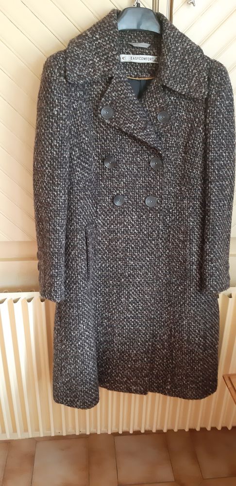 Manteau chin� marron 38/40 75 Celles (24)