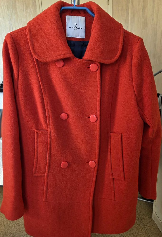 Manteau Naf Naf couleur corail 22 Cagnes-sur-Mer (06)
