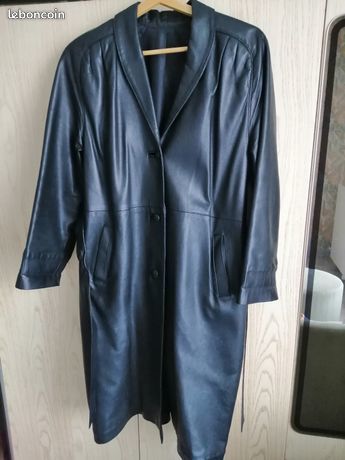 MANTEAU CUIR FEMME 100 Millau (12)