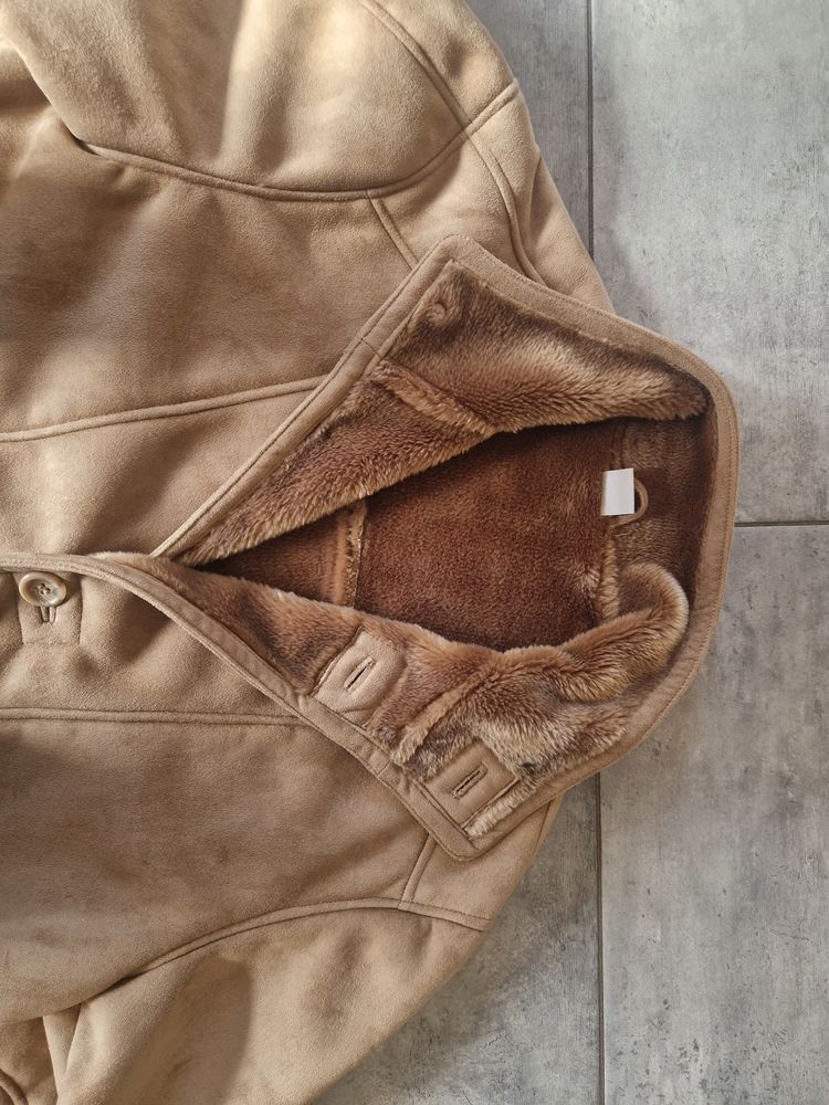 MANTEAU DOUBLE FOURRURE SYNTHETIQUE 60 Lambesc (13)