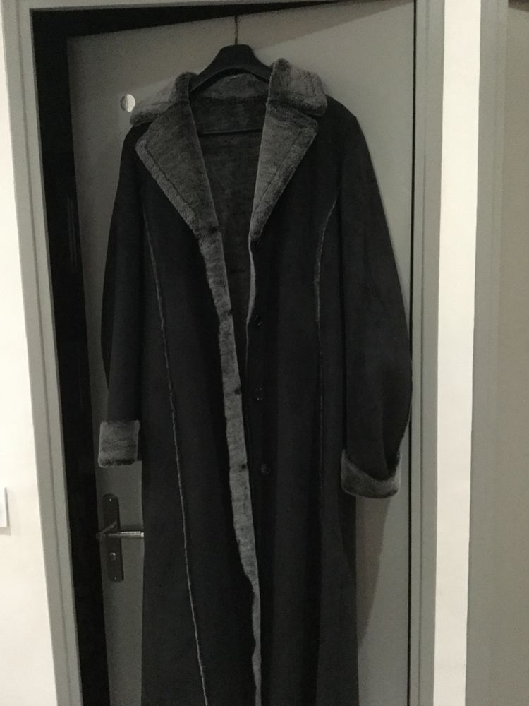 manteau doubl� imitation fourrure 40 Callelongue (13)