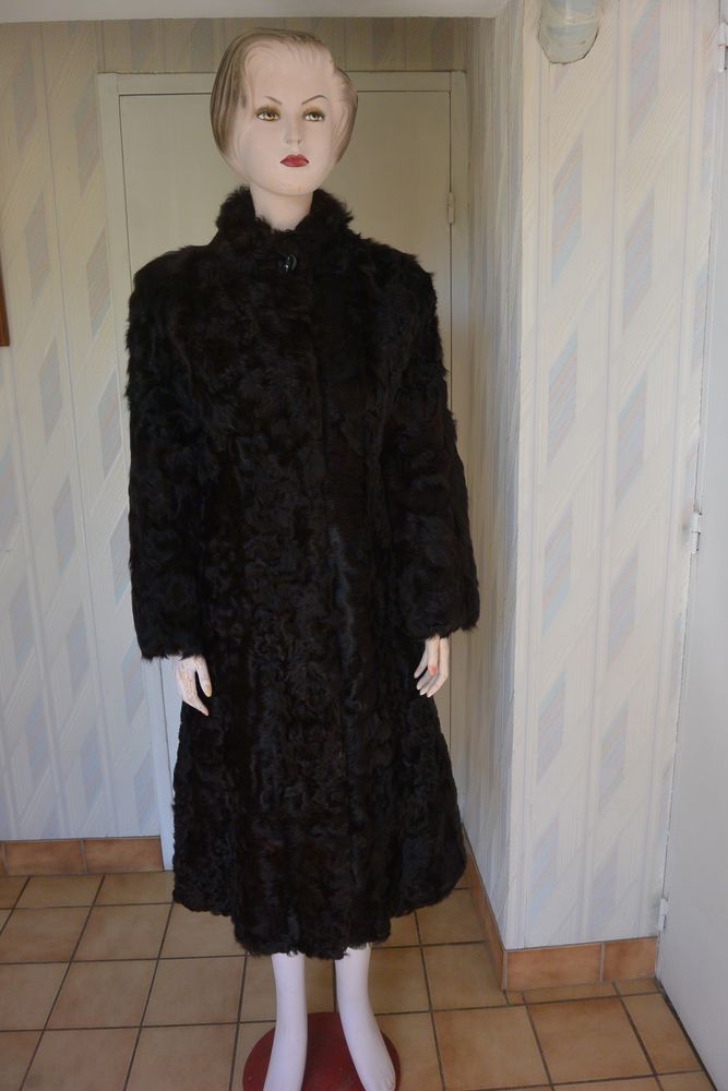 Manteau de fourrure en astrakan - Taille  40 Neuf
400 Gargenville (78)