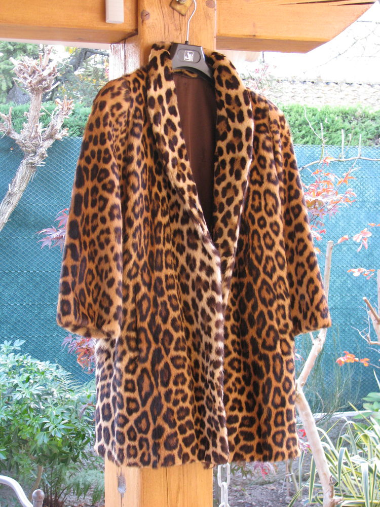 MANTEAU  FOURRURE LEOPAR 0 Vif (38)