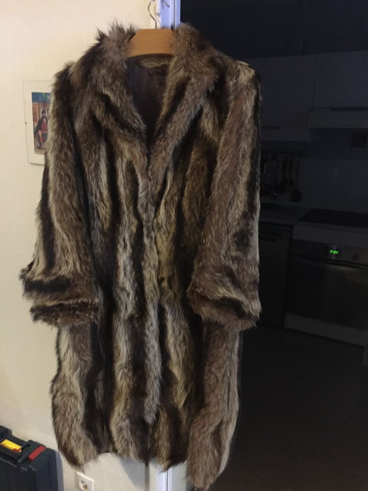 manteau de fourrure renard et cuir 200 Meyzieu (69)