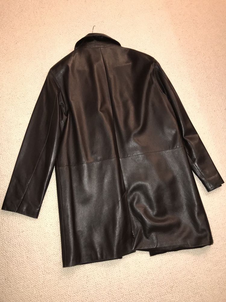 Manteau homme cuir agneau pleine peau marron 60 Bois-Colombes (92)