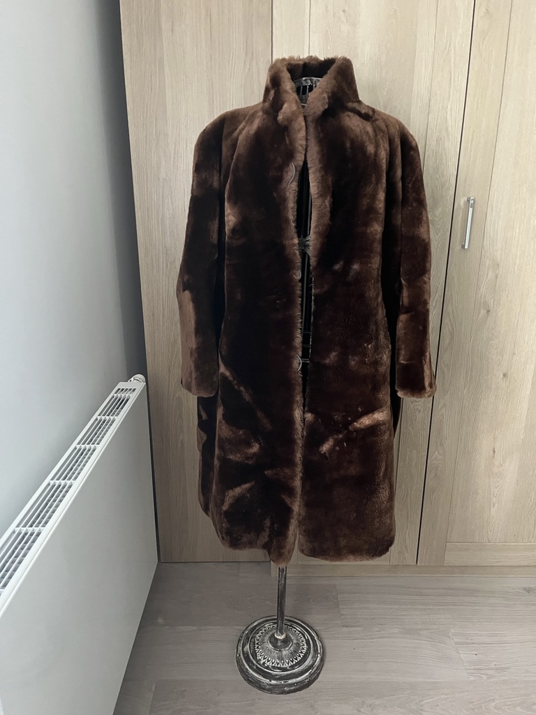 Manteau Long en Fourrure naturelle Marron 100 Malo Les Bains (59)