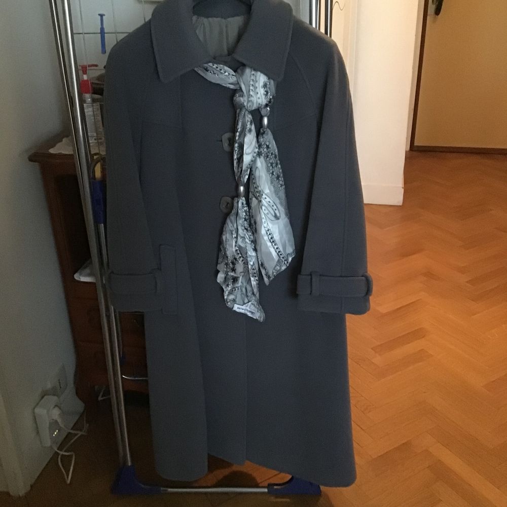 manteau long laine et cachemire, raglan, taille 44/46 40 Issy-les-Moulineaux (92)