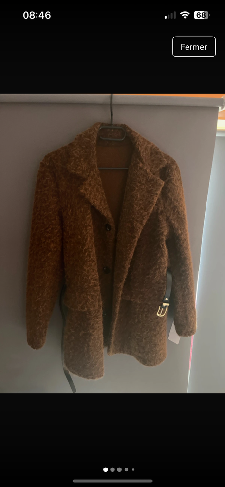 Manteau marron 10 Heyrieux (38)