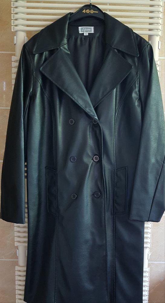 Manteau noir imitation cuir 25 Marignane (13)
