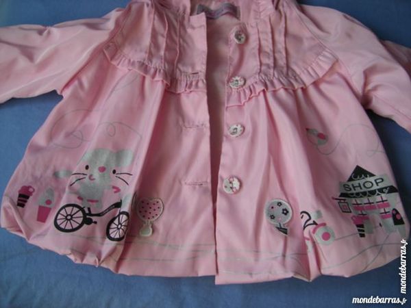 manteau rose Tom et Kiddy 6 mois �t�  �tat neuf
6 Laventie (62)