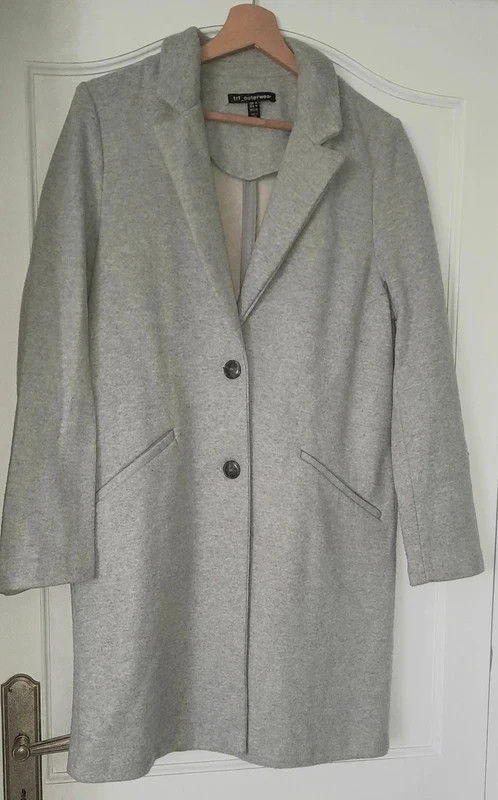 Manteau taille 38 gris clair 10 Houchin (62)