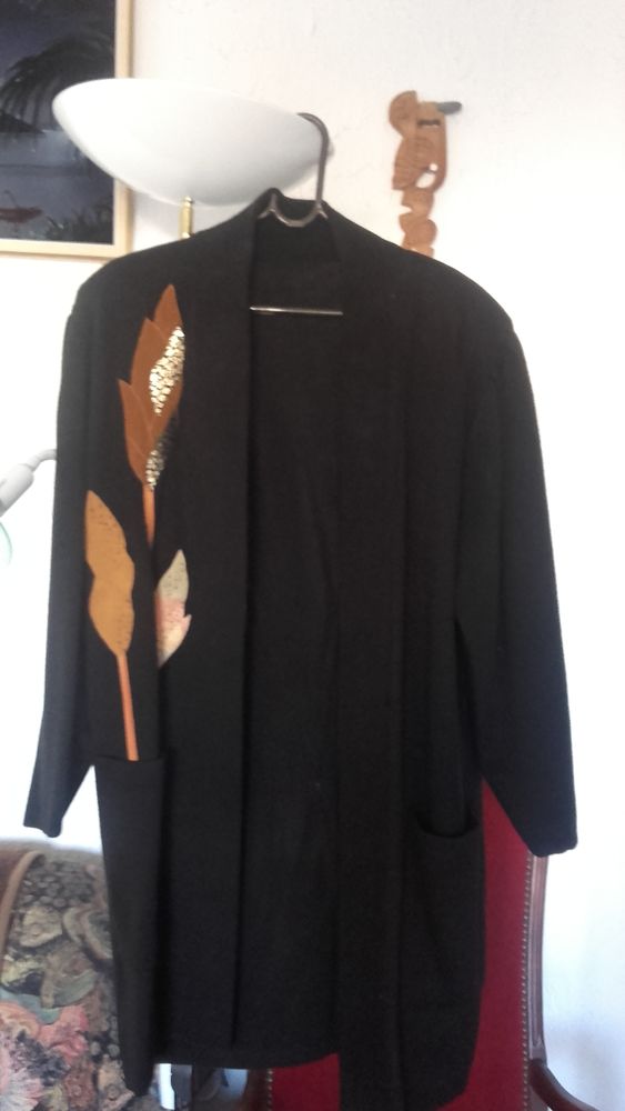 Manteau tr�s chic 7/8�me noir 30 Saint-Mandrier-sur-Mer (83)