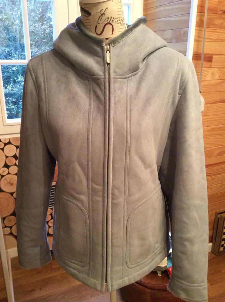 manteau veste imitation mouton retourn� bleu 20 �taples (62)
