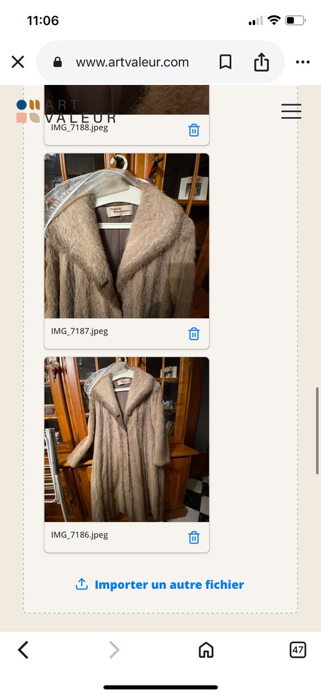 Manteau en vison beige 1200 Ravilloles (39)