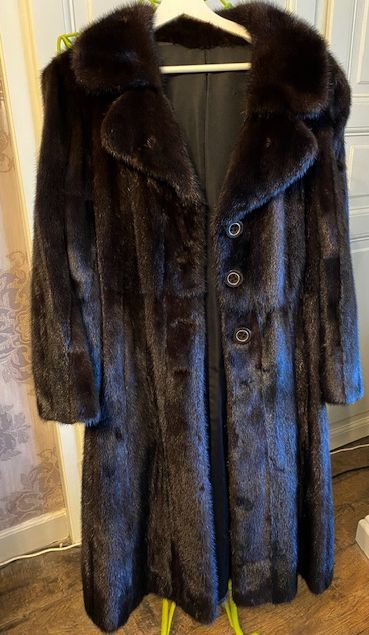 manteau de vison brun fonc� �tat neuf 0 Mouzon (08)