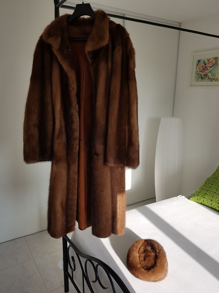 Manteau en vison sauvage de tr�s haute qualit� 690 La Palme (11)