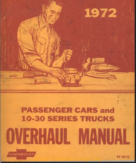 Manuel d'atelier Chevrolet USA 15 Lyon 2 (69)