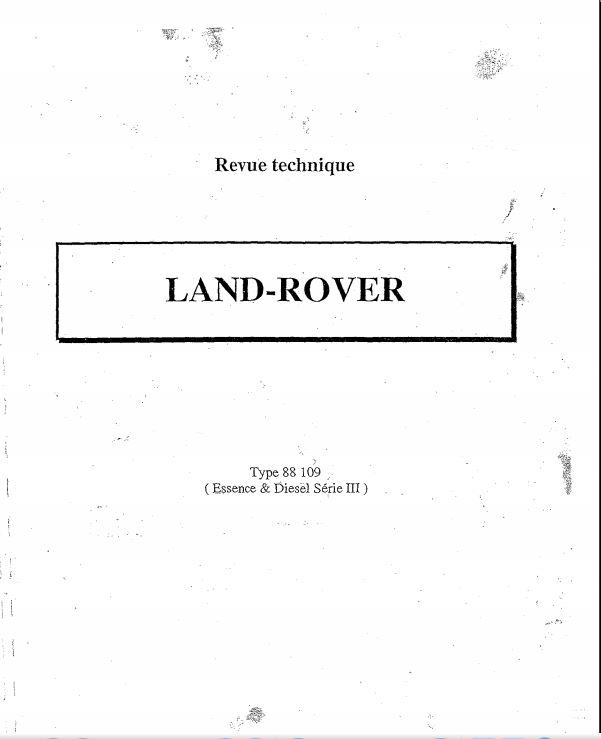 Manuel d'atelier land Rover 88 109  s�rie 3 15 Marseille 1 (13)