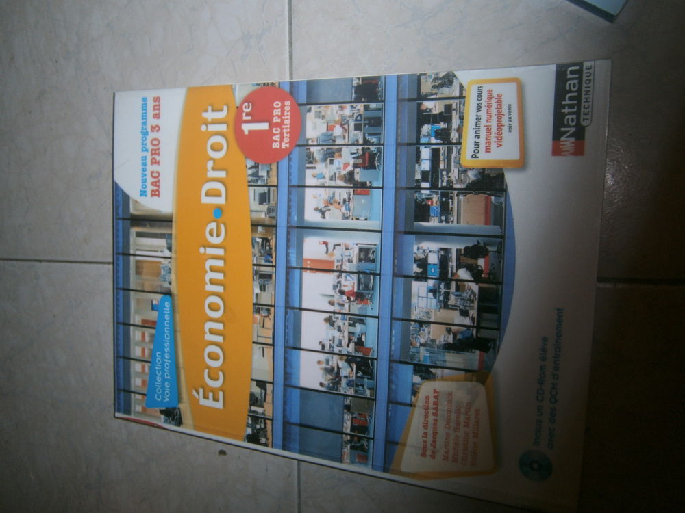 manuel �co droit bac pro tertiaire 5 Annonay (07)