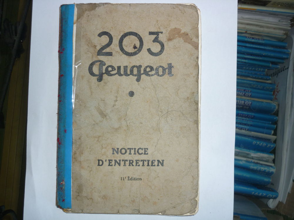 manuel d'entretien 203 PEUGEOT 15 Saint-Alexandre (30)