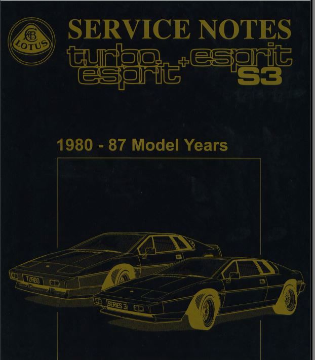 Manuel de réparation Lotus Esprit  10 Évry (91)