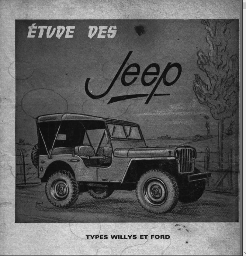 Manuels d'atelier Jeep Willys Hotchkiss et Delahaye VLR 15 Chamb�ry (73)