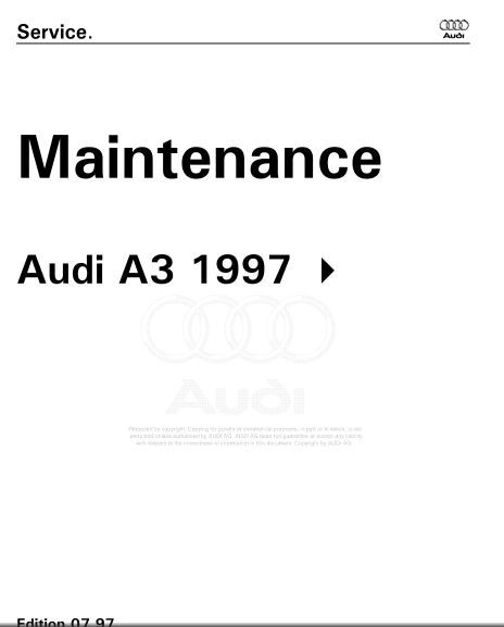 Manuels d'atelier Volkswagen Audi 10 Marseille 1 (13)