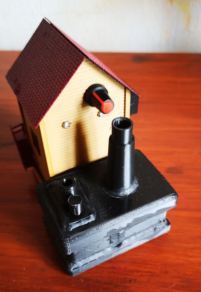 Maquette train g�n�rateur de vapeur 60 Coubron (93)