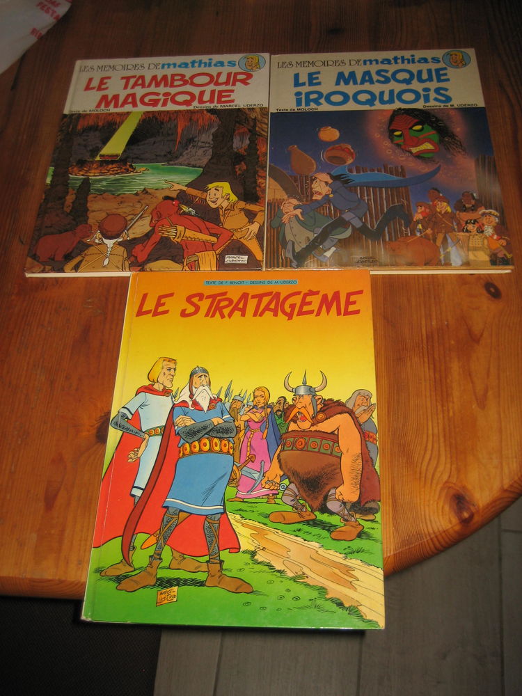 lot 3 bd marcel UDERZO: MATHIAS 1+2+ LE STRATAGEME 20 C�zy (89)