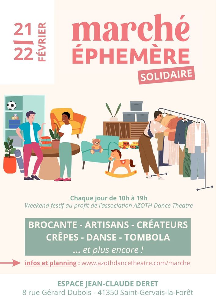 March&eacute; &Eacute;ph&eacute;m&egrave;re Solidaire 0 Saint-Gervais-la-For�t (41)