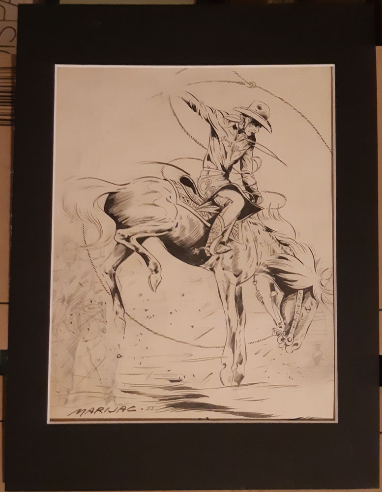 MARIJAC - dessin original pour  Jim Boom  200 Asni�res-sur-Seine (92)