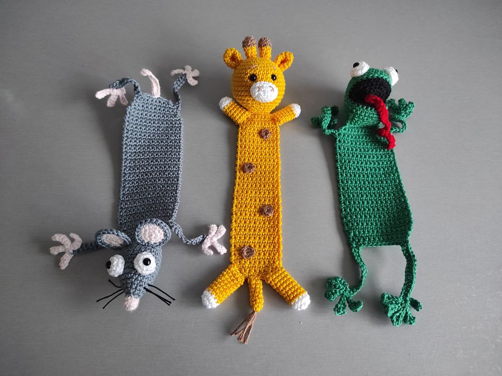 Marque page rigolo au crochet 6 Bl�nod-l�s-Pont-�-Mousson (54)